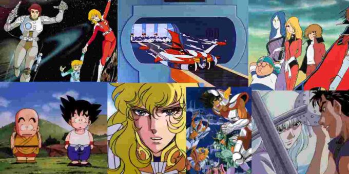 Capitaine-Flam-·-Goldorak-·-Dragon-Ball-Albator-·-Lady-Oscar-·-Berserk-·-Chevaliers-du-Zodiaque-sakugaart